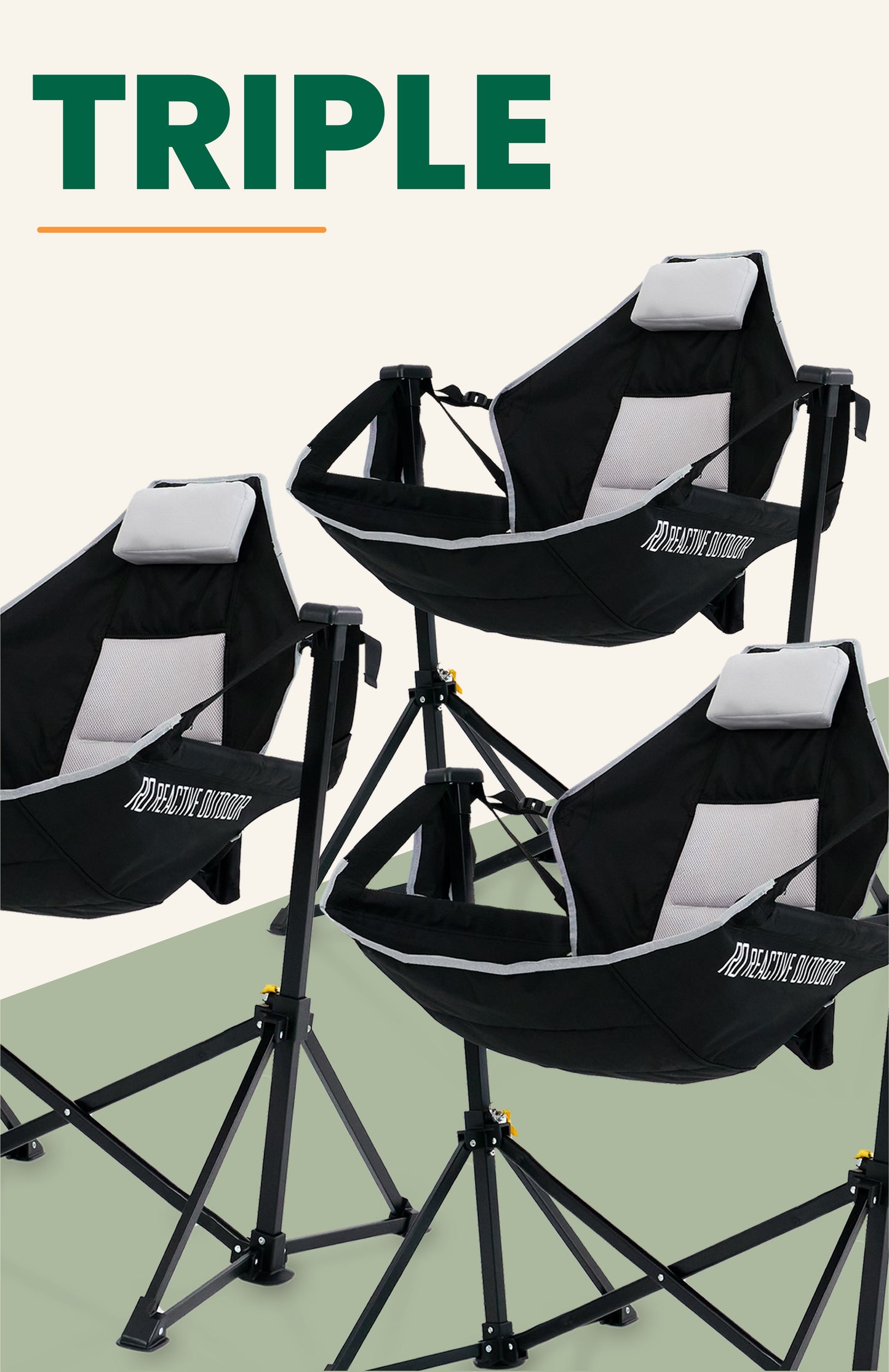 3x SwingBack (Three-Hammock Chair Bundle).