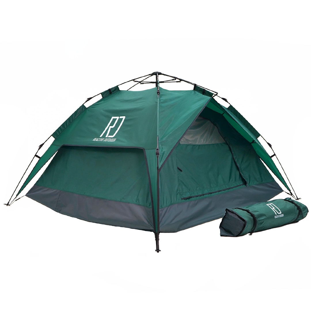 Large-Sized 3 Secs Tent + FREE Camping Tarp (For 2-3 Person).