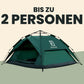Kleines 3-Sekunden-Zelt + GRATIS Campingplane (Bis zu 2 Personen, DE)